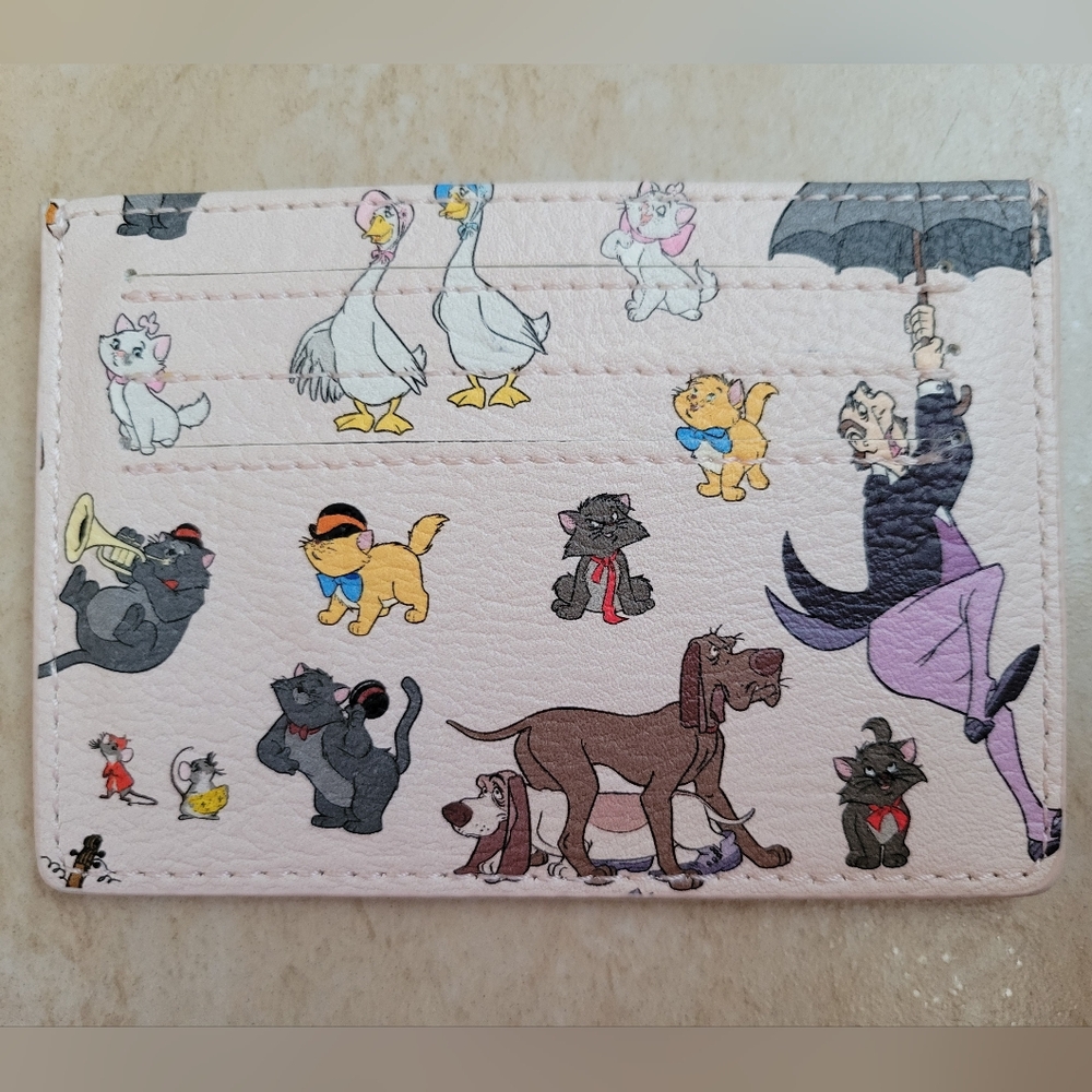 DISNEY loungefly Aristocrat's card holder-NWOT